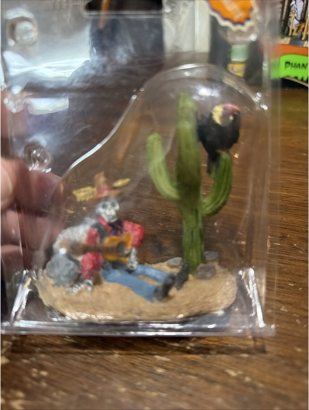 Halloween Lemax Spooky Town Dead Cowboy Blues Figurine Retired 2009